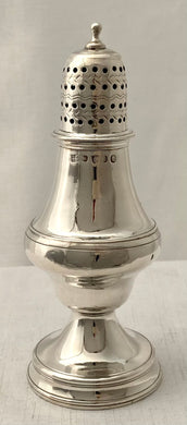 Georgian, George III, Silver Pepperette. London 1795 George Smith II & Thomas Hayter. 2.7 troy ounces.