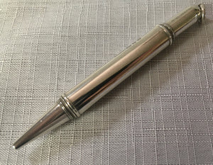 Asprey, George V, silver propelling pencil. London 1919 Asprey & Co. Ltd.