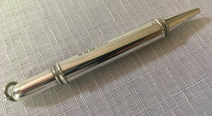 Asprey, George V, silver propelling pencil. London 1919 Asprey & Co. Ltd.