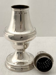 Georgian, George III, Silver Pepperette. London 1795 George Smith II & Thomas Hayter. 2.7 troy ounces.