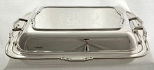 Art Deco Silver Entree Dish & Cover. Sheffield 1937 Frank Cobb & Co. Ltd. 45.8 troy ounces.