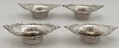 George V Set of Four Silver Sweetmeat Dishes. Sheffield 1927, Cooper Brothers. 2 troy ounces.