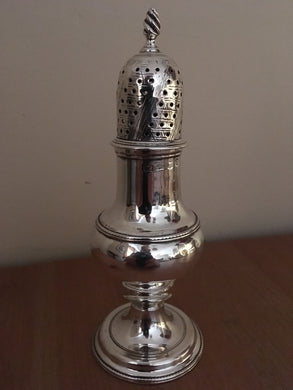 Georgian, George III, silver caster. London 1788 Thomas Shepherd