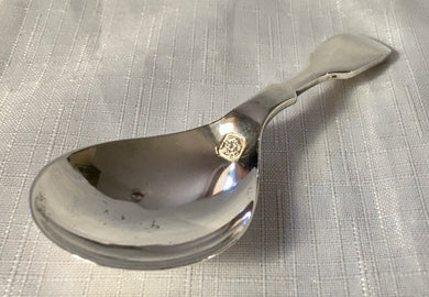 Asprey silver caddy spoon. Sheffield 1985 Asprey & Co. Ltd.