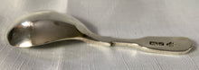 Asprey silver caddy spoon. Sheffield 1985 Asprey & Co. Ltd.