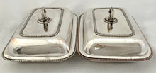 Georgian, George III, Pair of Crested Old Sheffield Plate Entree Dishes, circa 1810 - 1820.