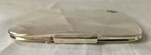 Asprey, Edwardian, silver cigarette case. London 1910 Asprey & Co. Ltd. 3 troy ounces.