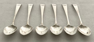 Georgian, George III, Scottish Silver Dessert Spoons. Edinburgh 1805 John Graham. 6 troy ounces.