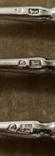 Georgian, George III, Silver & Mother of Pearl Dessert Knives & Forks for Twelve, circa 1810.