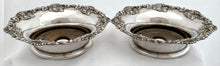 19th Century Pair of Silver Plated Bottle Coasters.