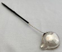 Georgian, George III, Silver Toddy Ladle. London 1788 Thomas Morley.