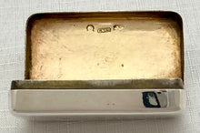 Georgian, George IV, Silver Snuff Box. Birmingham 1825 Ledsam & Vale. 1 troy ounce.