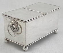 Early Victorian Silver Plate on Copper Desk Box, circa 1850.