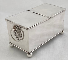 Early Victorian Silver Plate on Copper Desk Box, circa 1850.