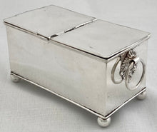 Early Victorian Silver Plate on Copper Desk Box, circa 1850.