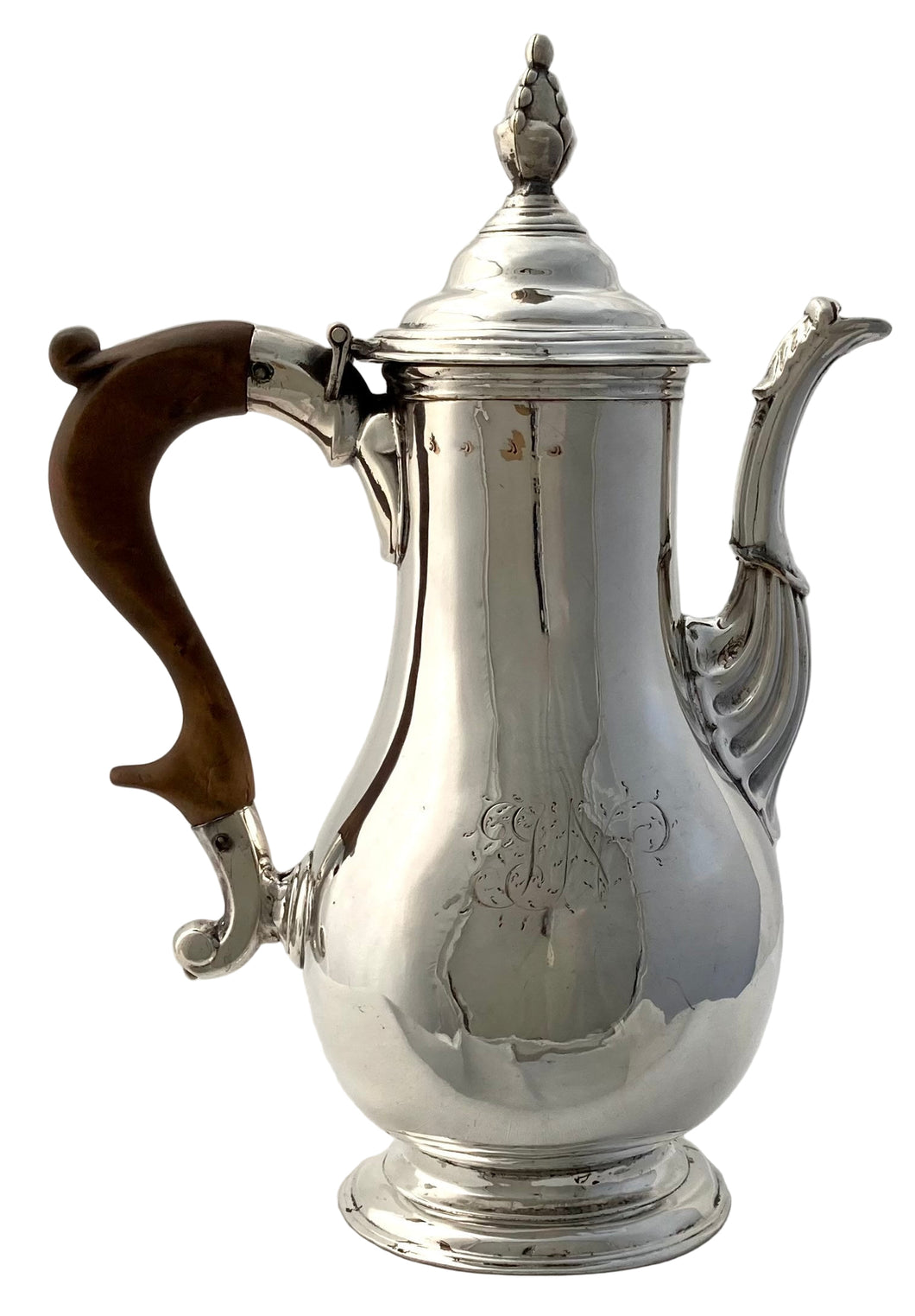 George III Old Sheffield Plate Coffee Pot, circa 1780.