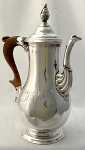 Georgian, George III, Old Sheffield Plate Coffee Pot, circa 1780.