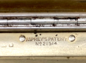 George VI Silver Cigarette Case. London 1945 Asprey & Co. Ltd. 6.8 troy ounces.
