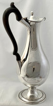 Large Silver Plated, Baluster Form, Wine Jug.