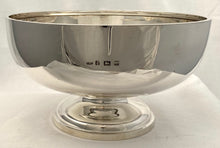George V Silver Pedestal Bowl. Birmingham 1922 Jones & Crompton. 21.5 troy ounces.