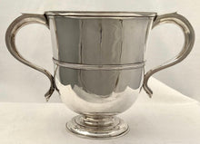 George II Twin Handled Silver Pedestal Cup. London 1734 Richard Burcombe. 15.7 troy ounces.