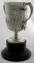 Silver Trophy Cup for HMS Implacable & Admiral Sir John Fisher. London 1901 William Hutton. 11 troy ounces.
