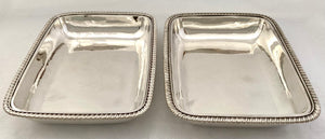 Georgian, George III, Pair of Silver Entree Dishes. London 1814 Joseph Craddock & William Ker Reid. 106 troy ounces.
