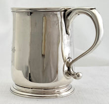 Georgian, George II, Silver Mug. London 1729 Thomas Mason. 6.3 troy ounces.