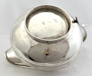 Georgian, George IV, Crested Silver Cream Jug. London 1825 Joseph Angell I. 5.9 troy ounces.