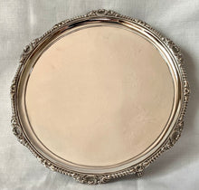 Georgian, George III, Silver Salver. London 1814 Peter & William Bateman. 19 troy ounces.