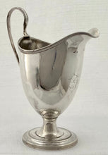 Georgian, George III, Silver Helmet Cream Jug. London 1794. 3.5 troy ounces.