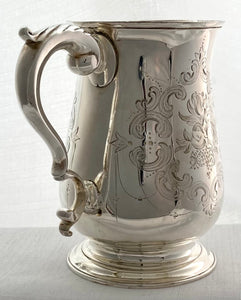 Georgian, George III, Silver Mug. London 1773 John Dare. 9.2 troy ounces.