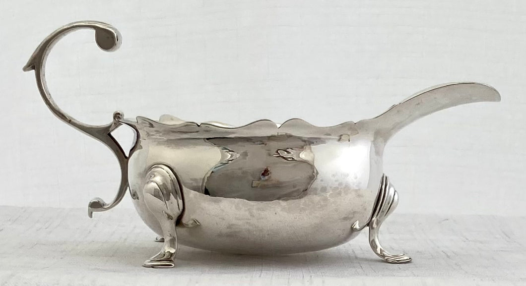 Georgian, George II,  Silver Cream Boat. London 1748. 3.6 troy ounces.