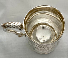 Georgian, George III, Silver Mug. London 1773 John Dare. 9.2 troy ounces.