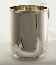 Georgian, George I, Britannia Silver Mug. London 1718 Charles Overing. 7 troy ounces.