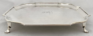 George V Silver Salver. London 1924 Garrard & Co. Ltd. 27.4 troy ounces.