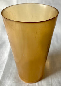 Early 19th Century Horn Beaker with Portrait of Admiral Lord Nelson.