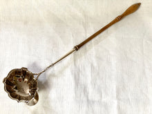 Georgian, George II, crested silver toddy ladle. London 1752 David Hennell I.
