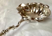 Georgian, George II, crested silver toddy ladle. London 1752 David Hennell I.