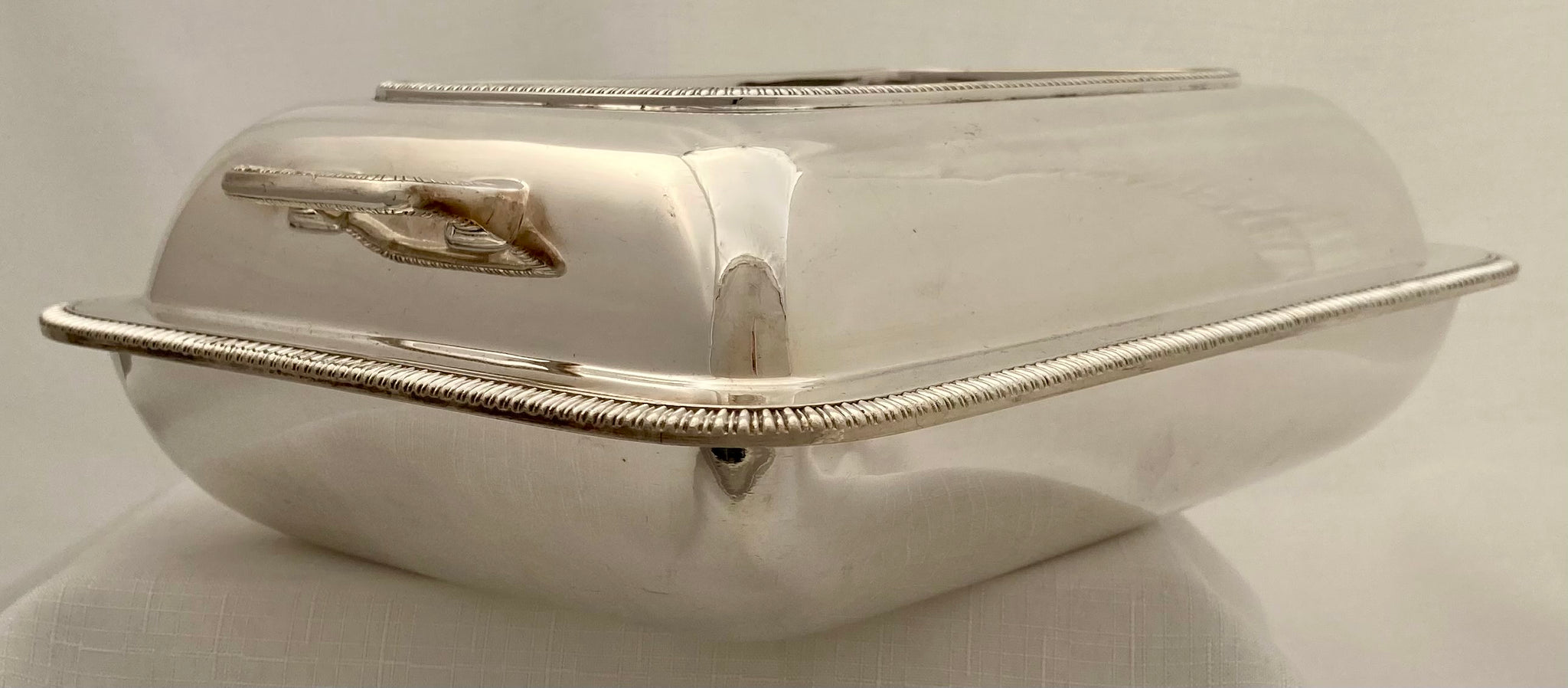 Early 20th Century Harrods Silver Plated Entree Dish & Cover