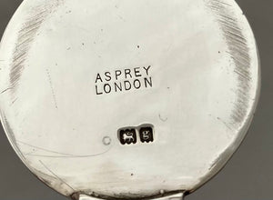 Edwardian Silver Inkstand. London 1902 Charles & George Asprey. 2.4 troy ounces.