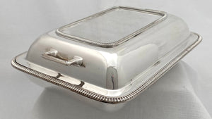 Early 20th Century Harrods Silver Plated Entree Dish & Cover.