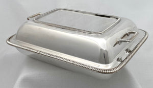 Early 20th Century Harrods Silver Plated Entree Dish & Cover.