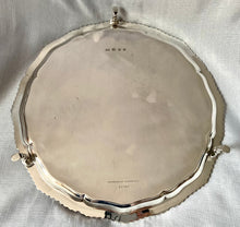 George V Presentation Silver Salver, 4th Queen's Own Hussars. London 1933 Carrington & Co. 44 troy ounces.