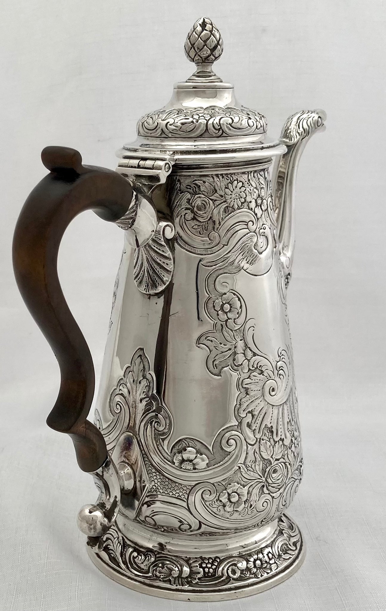 Coffee Pot - Connaught Hotel Oval Long Spout — Bespoke Designs