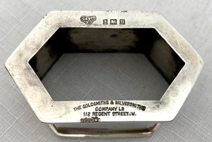 George VI Cased Silver Cruet Set. Birmingham 1951 Goldsmiths & Silversmiths Co. Ltd. 7.1 troy ounces.