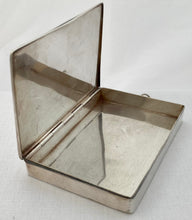 Silver Plated & Crested Sandwich Box.
