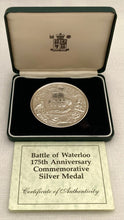 Battle of Waterloo 175th Anniversary Benedetto Pistrucci Silver Medal. London 1990. 4.8 troy ounces.