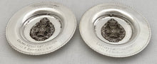 Pair of Edwardian Bloomsbury Rifles Silver Plated Regimental Dishes.