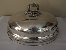 George III, pair of Old Sheffield Plate meat domes, with crest and motto of Farquharson.
